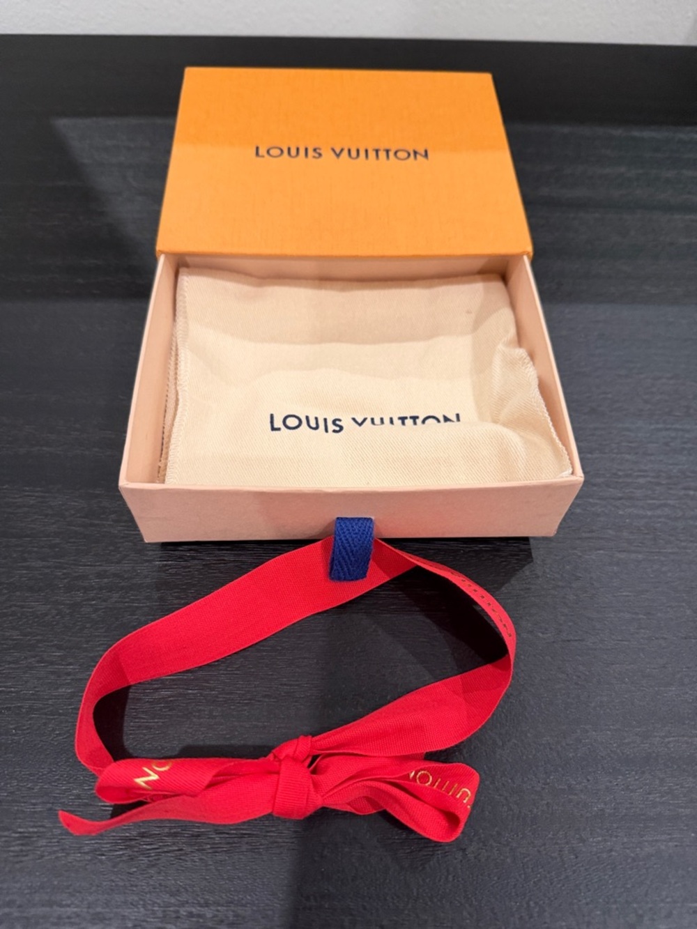 Louis Vuitton Wallet Box with Dust bag and ribbon